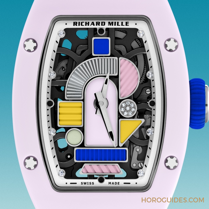 RICHARD MILLE - 融入曼菲斯風格粉嫩三色齐发｜RICHARD MILLE RM 07-01彩色陶瓷腕表