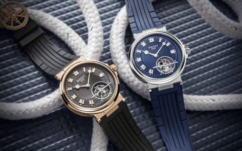 宝玑Marine系列首款纯粹陀飞轮登场｜BREGUET Marine Tourbillon 5577