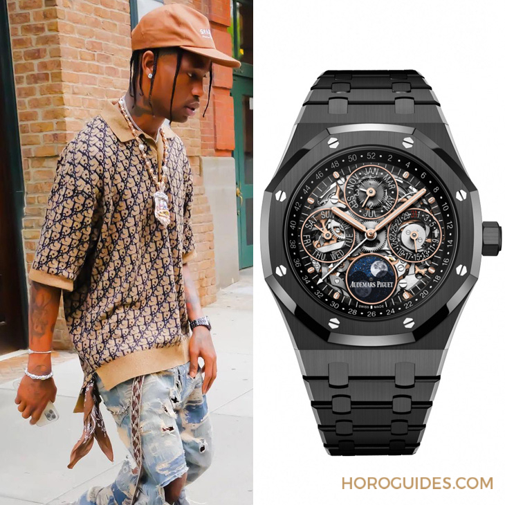 AUDEMARS PIGUET - 【名人表盒】盘点潮流风向王Travis Scott戴些什么表