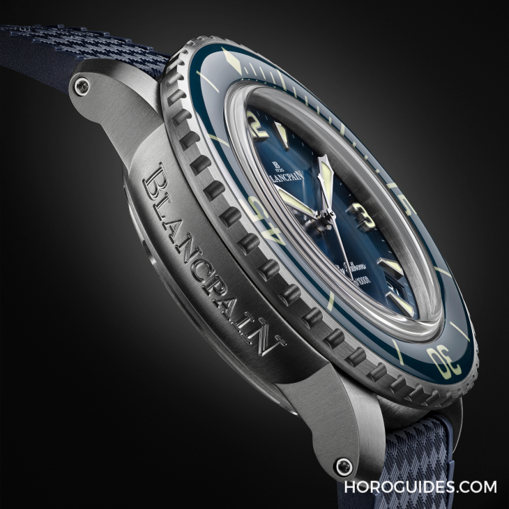 BLANCPAIN - 42mm新成员报到！ BLANCPAIN Fifty Fathoms 18K红金、23级钛金新款登场