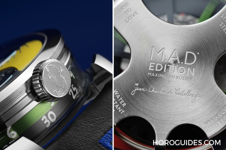 MB&F - MB&F与Jean-Charles de Castelbajac共创限量版腕表：MAD1 "Time to Love"