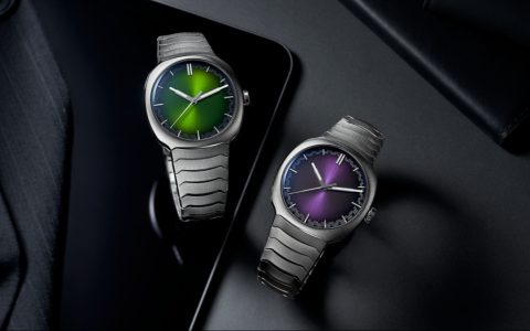 H. MOSER & CIE.新品Streamliner Centre Seconds Matrix Green手表