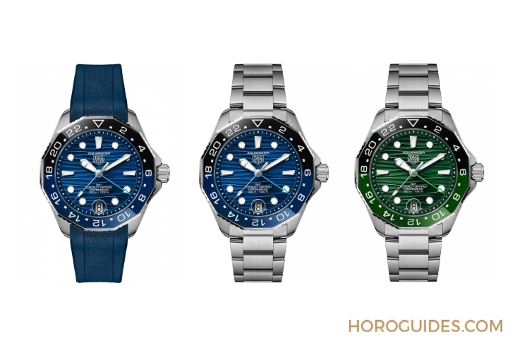 TAG HEUER - 潜水猛将升级！ TAG HEUER推出全新Aquaracer Professional 300日期腕表与GMT腕表