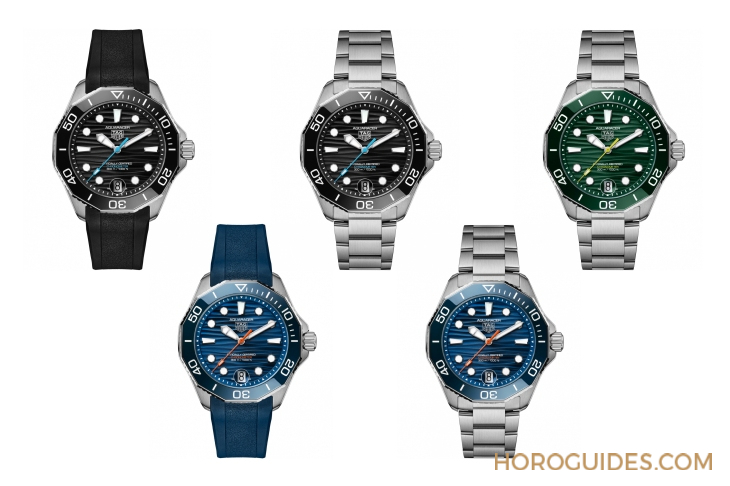 TAG HEUER - 潜水猛将升级！ TAG HEUER推出全新Aquaracer Professional 300日期腕表与GMT腕表
