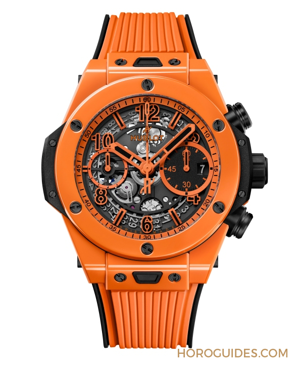 HUBLOT - 今夏最时尚的色彩！ HUBLOT推出全新Big Bang Unico Orange Ceramic橙色陶瓷腕表