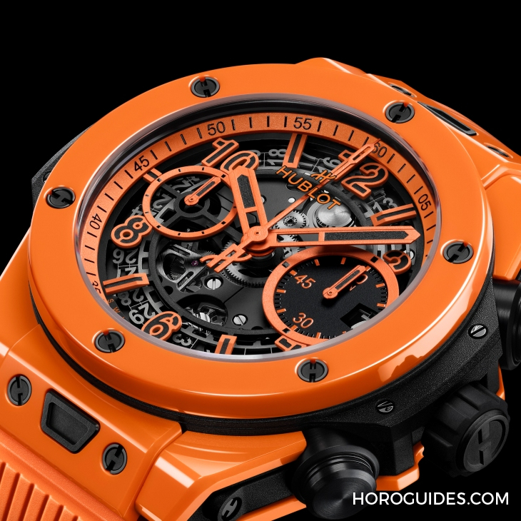 HUBLOT - 今夏最时尚的色彩！ HUBLOT推出全新Big Bang Unico Orange Ceramic橙色陶瓷腕表