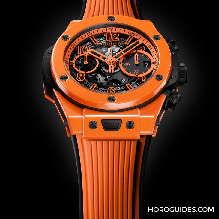 HUBLOT - 今夏最时尚的色彩！ HUBLOT推出全新Big Bang Unico Orange Ceramic橙色陶瓷腕表