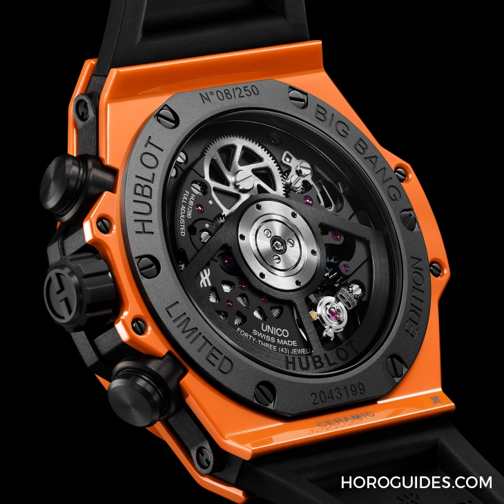HUBLOT - 今夏最时尚的色彩！ HUBLOT推出全新Big Bang Unico Orange Ceramic橙色陶瓷腕表