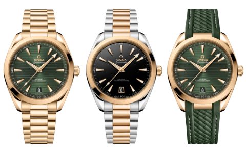 OMEGA欧米茄24年新品Seamaster Aqua Terra系列18K Moonshine金及间金腕表
