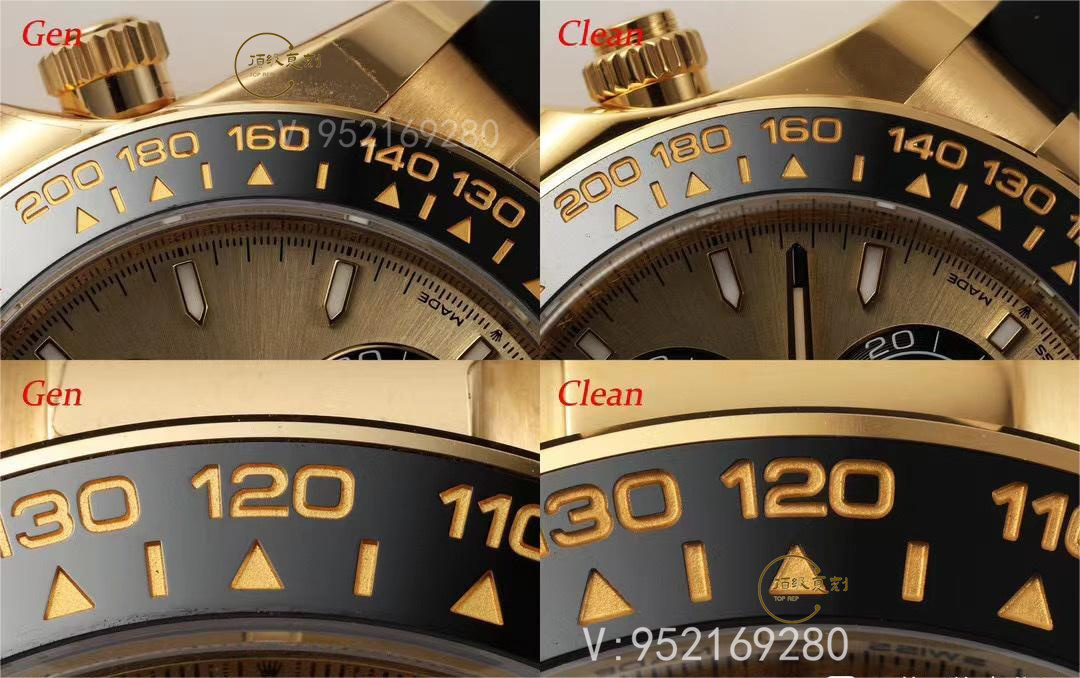 Clean厂C厂劳力士4131余文乐迪126518真假对比正品评测