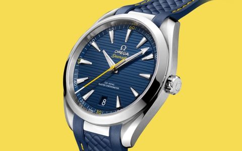 欧米茄Aqua Terra 150米大三针新作：向奥运金牌得主Armand Duplantis致敬