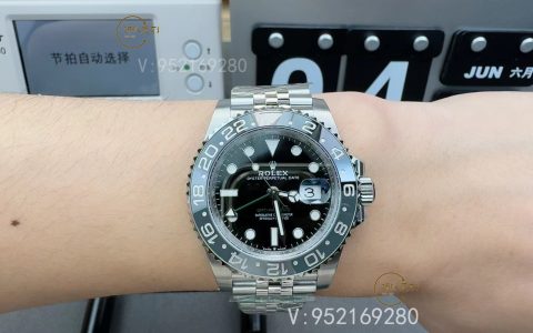 ARF厂劳力士格林尼治新款m126710grnr黑灰皮蛋圈小绿针做工怎么样