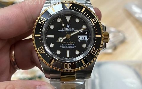 VS厂新作：劳力士单黄鬼王间金海使型系列m126603-0001复刻表深度评测