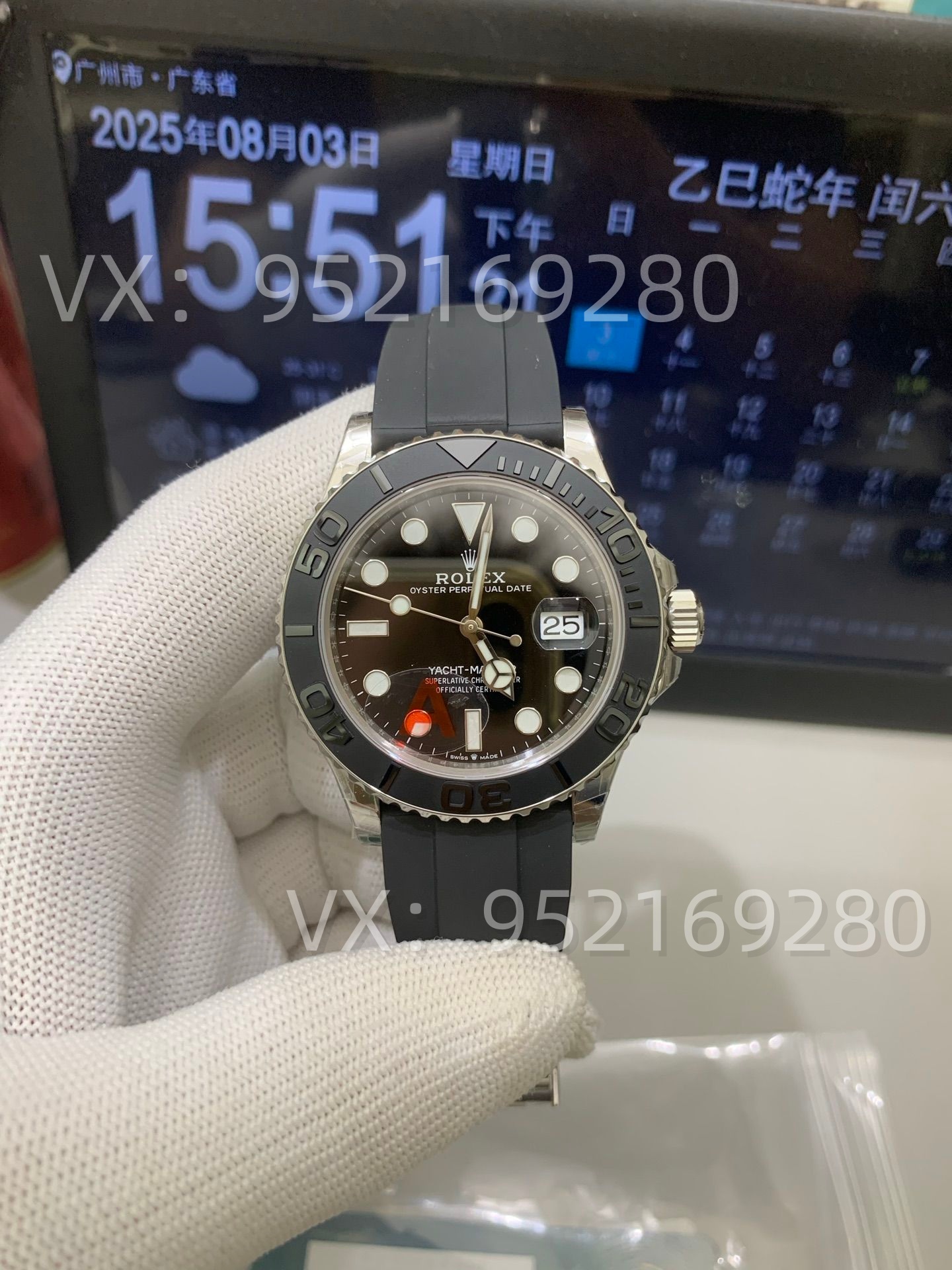 VS厂复刻劳力士白金游艇升级V3版怎么样,配重149G丹东3235一体机芯