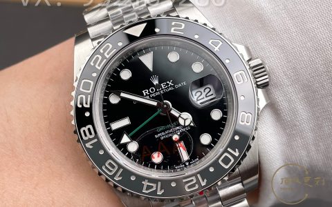 VS厂新品劳力士格林尼治灰黑皮蛋圈做工能超越C厂吗？