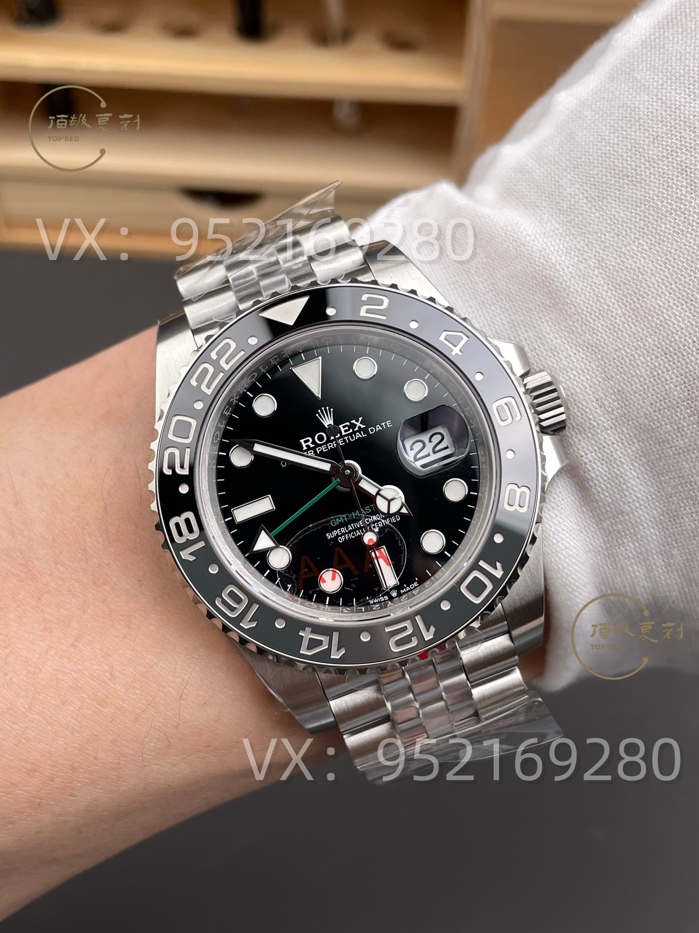 VS厂新品劳力士格林尼治灰黑皮蛋圈做工能超越C厂吗？
