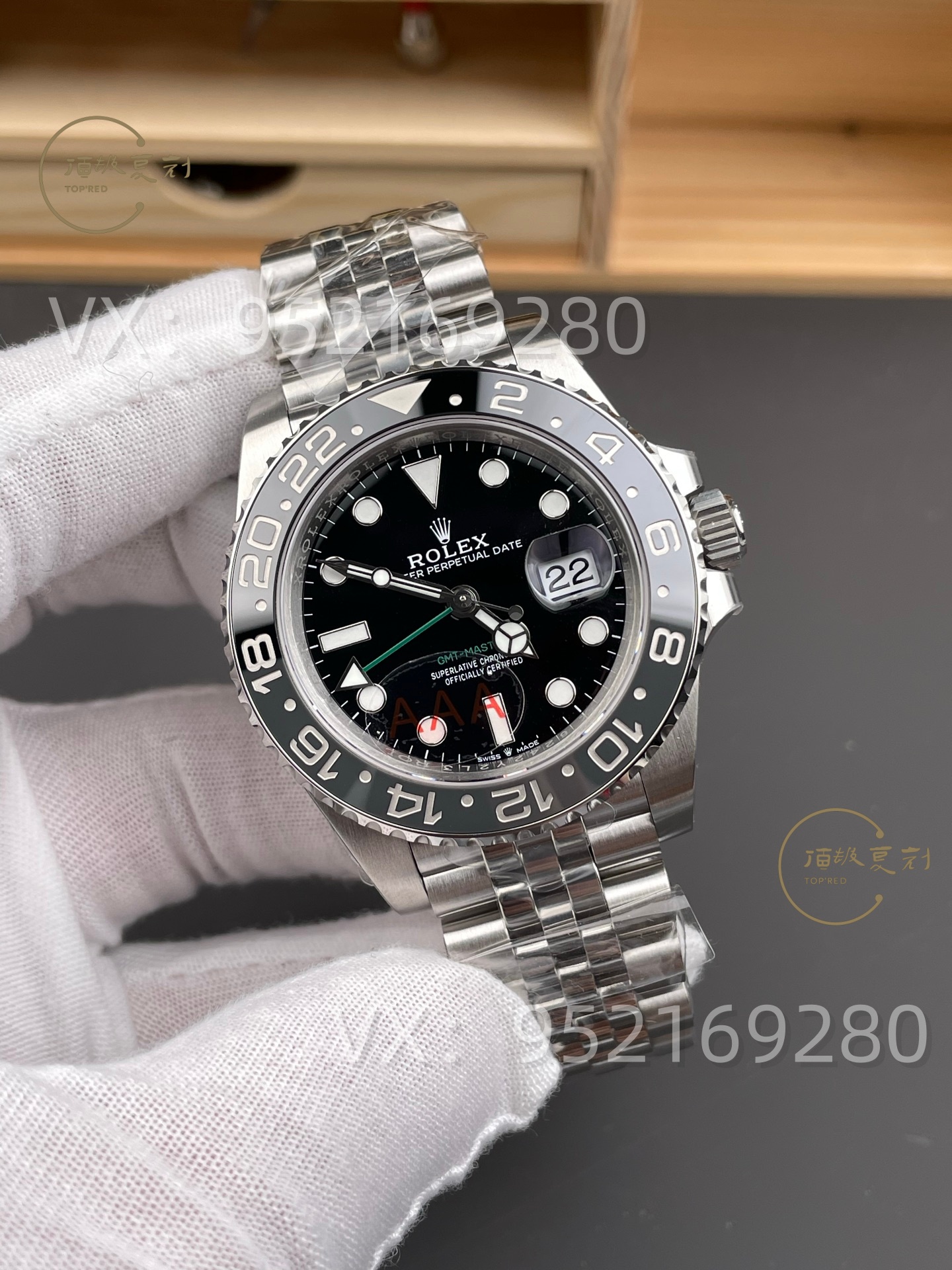 VS厂新品劳力士格林尼治灰黑皮蛋圈做工能超越C厂吗？